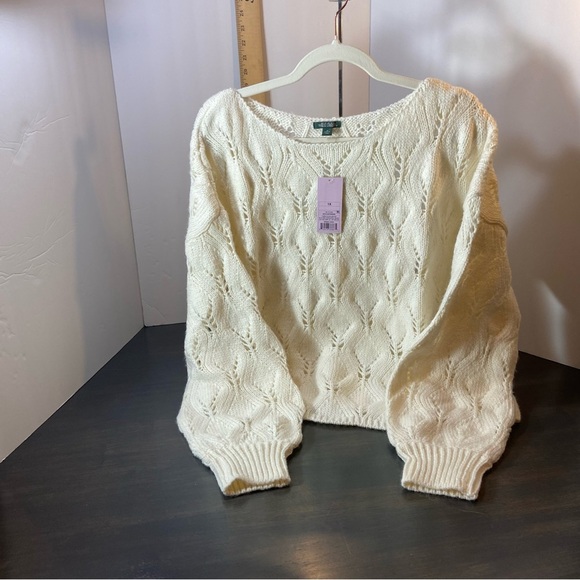Wild Fable Women's Ivory Knit Sweater - Picture 2 of 7